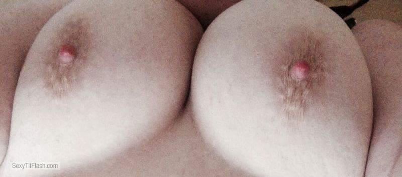 Tit Flash: My Very Small Tits (Selfie) - Silvie385 from United Kingdom